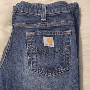 Carhartt Women's Denim Jeans in Classic Blue Boot Cut Size 28